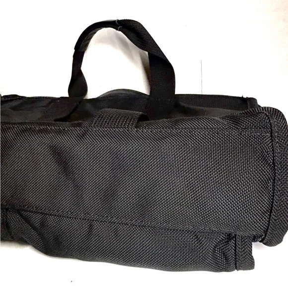 Vintage TUMI Black Ballistic Expandable Nylon/Leather Laptop/Briefcase Bag